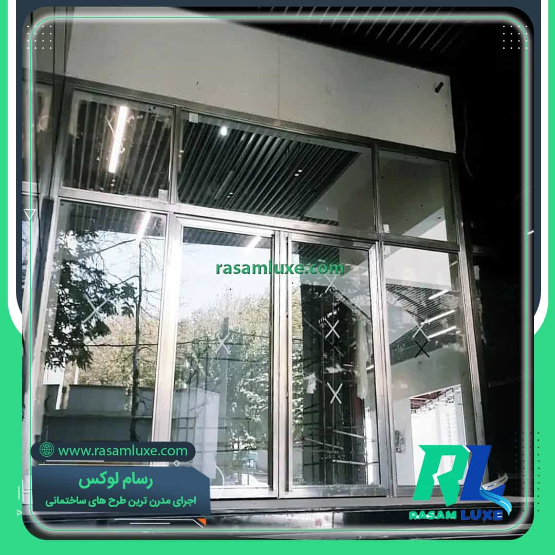 قیمت درب استیل ورودی مغازه تجاری تهران