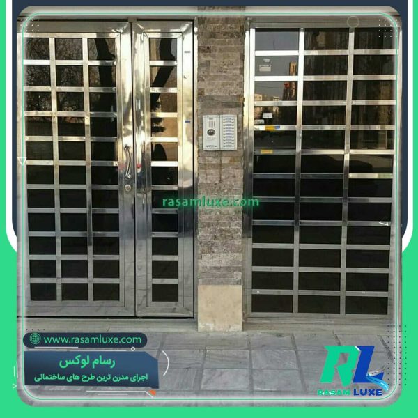 قیمت درب استیل ورودی مجتمع مسکونی تهران