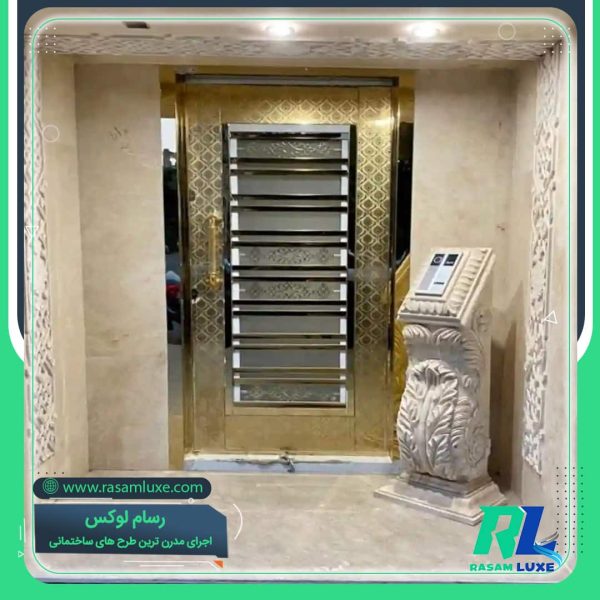 قیمت درب استیل ورودی ساختمان تک لنگه