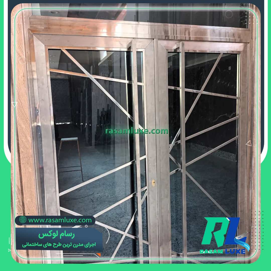 قیمت درب استیل ضد سرقت لابی دو لنگه تهران