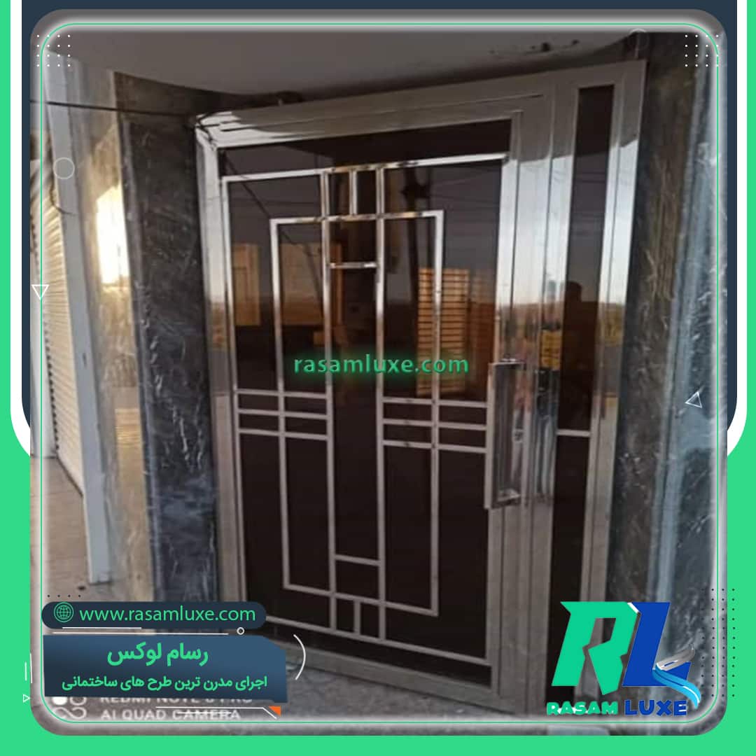 قیمت درب استیل ورودی مجتمع مسکونی تهرانی