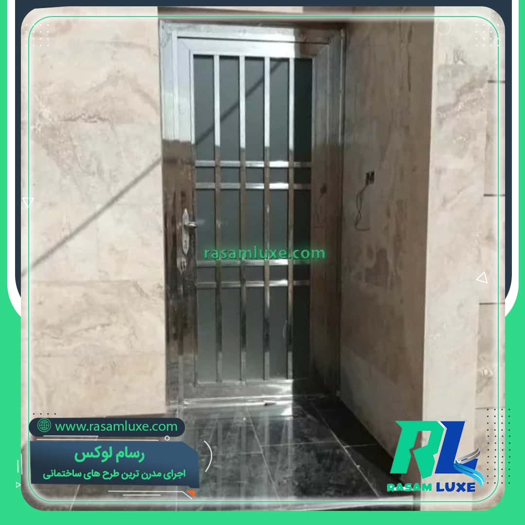قیمت درب استیل تک لنگه ورودی ویلا
