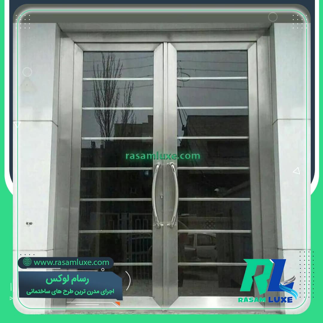 قیمت درب ورودی استیل سیلور