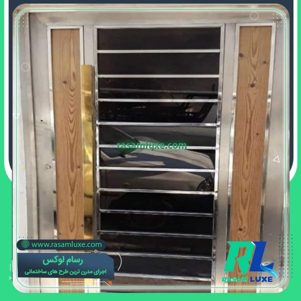 قیمت درب استیل و چوب تک لنگه