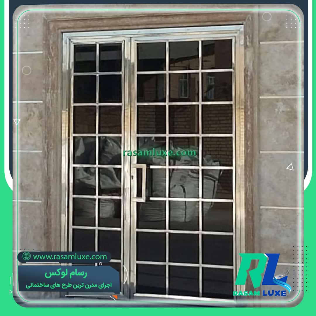 قیمت درب استیل ضد سرقت ورودی لابی تهران