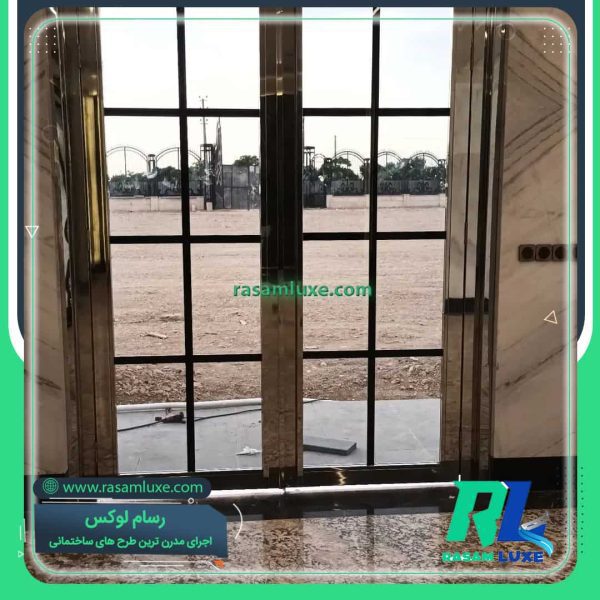 درب استیل ضد سرقت ورودی لابی اصفهان