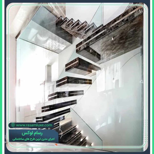 راه پله معلق سنگی