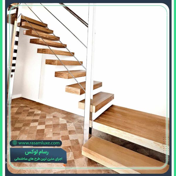 قیمت راه پله معلق چوبی