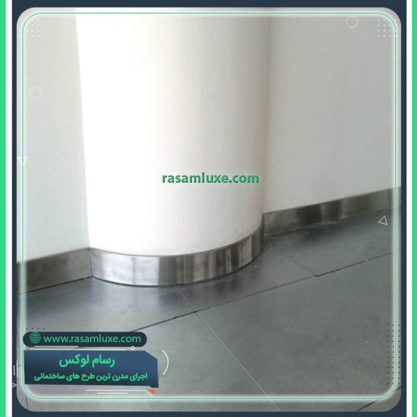 ساخت قرنیز منحنی استیل دیوار