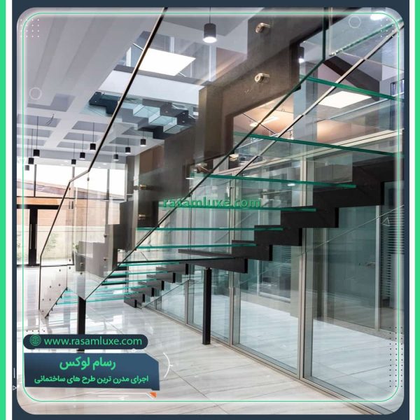 قیمت نرده شیشه ای لوکس