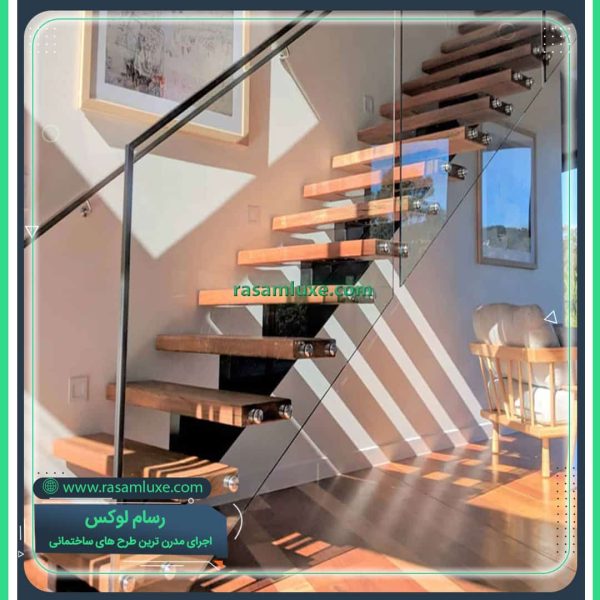 نرده شیشه ای فیکس پوینت