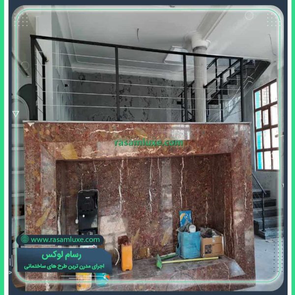 نرده سیم بکسلی گالوانیزه فولادی