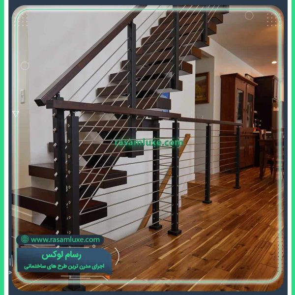 نرده کابلی فولادی گالوانیزه