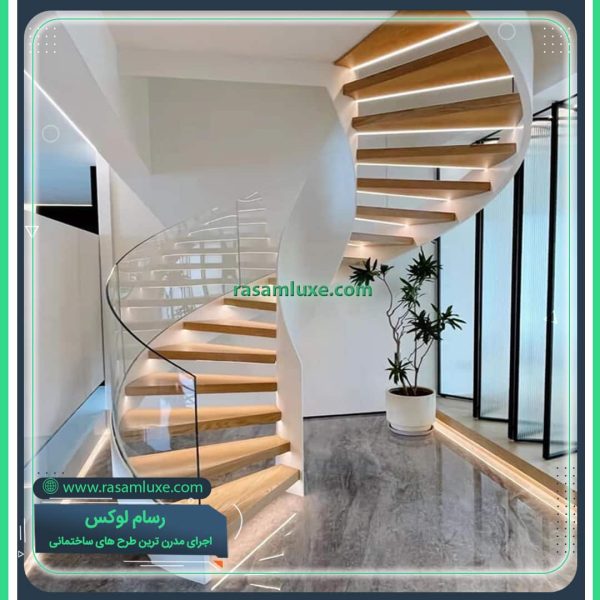 اجرای نرده شیشه ای لوکس