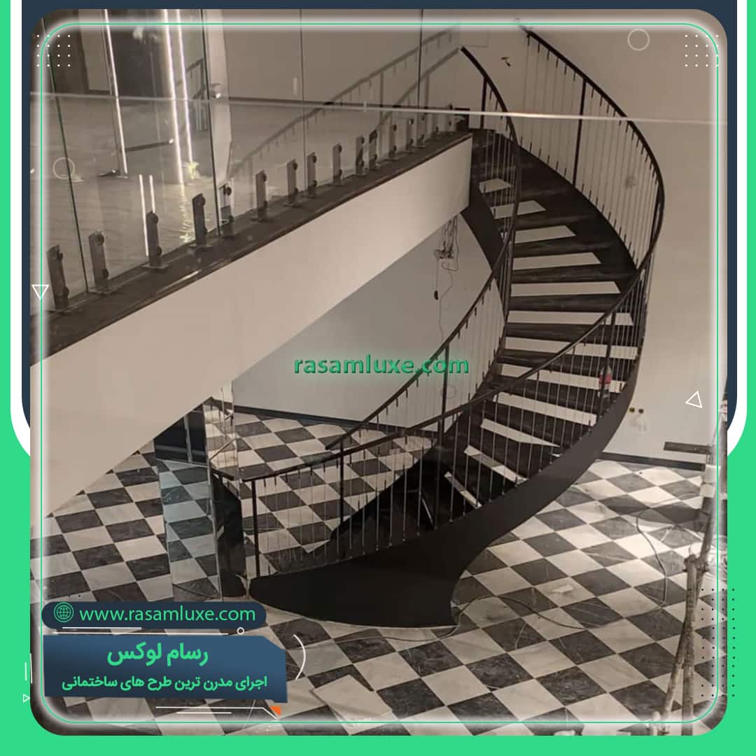 نرده کابلی فولادی مشکی الکترواستاتیک