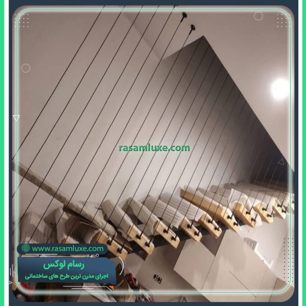 نرده کابلی عمودی استیل