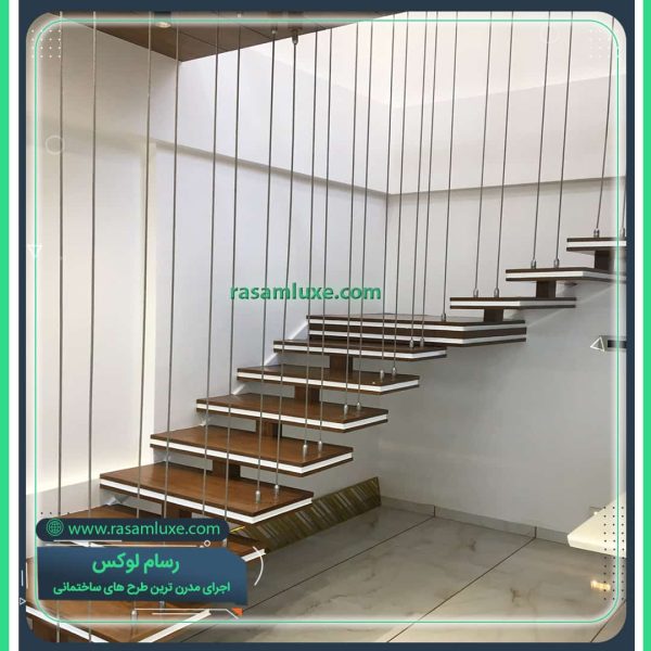 نرده سیم بکسلی عمودی