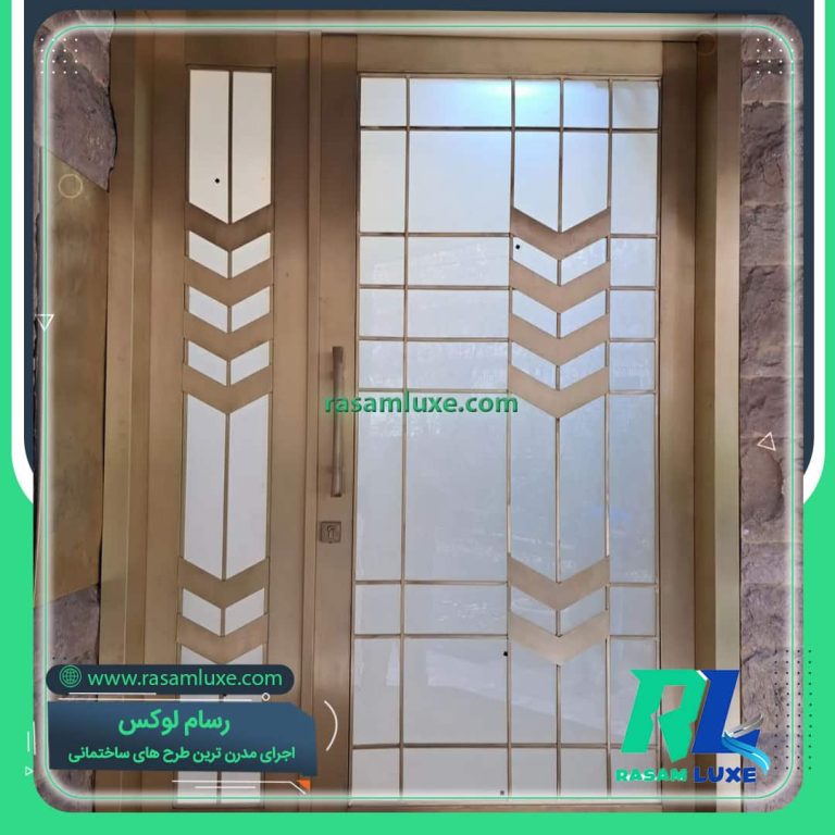 جدیدترین مدل های درب استیل ویلا – ساخت درب استیل ویلا