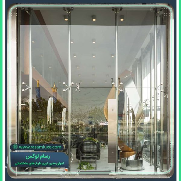 نمای شیشه ای اسپایدر