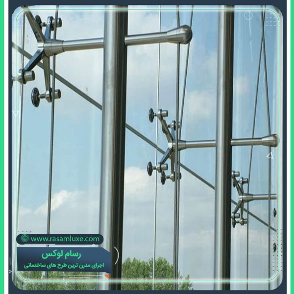 نصب و اجرای انواع نمای اسپایدر شیشه ای
