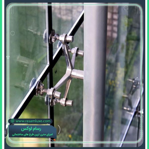 اتصالات نمای اسپایدر شیشه ای