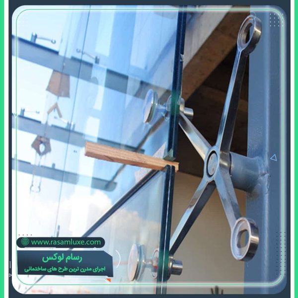 اجرای نمای اسپایدر شیشه ای