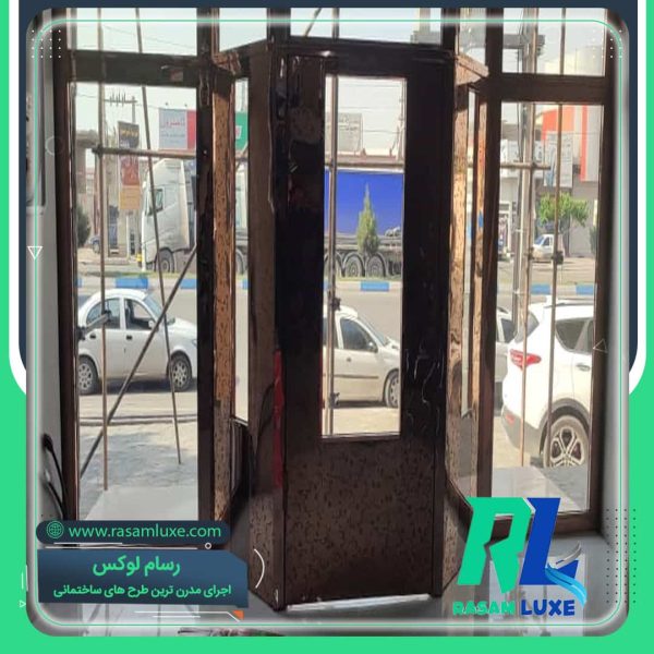 ساخت درب استیل ورودی فروشگاه
