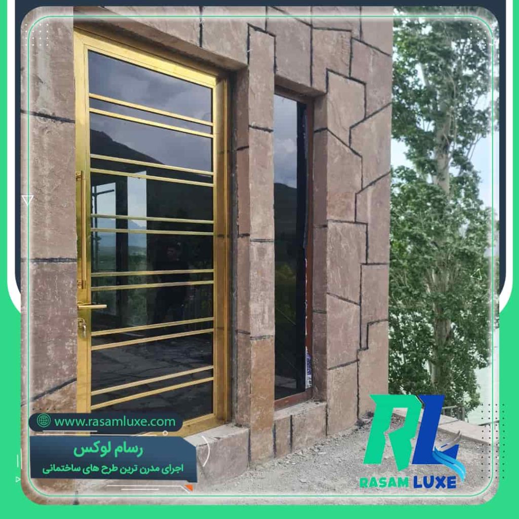 3- پروژه ساخت درب استیل ورودی ویلا