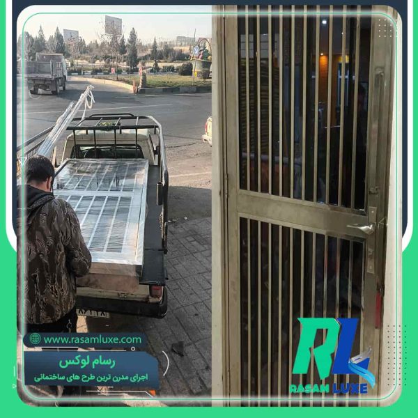 هزینه ساخت درب استیل تک لنگه تهران