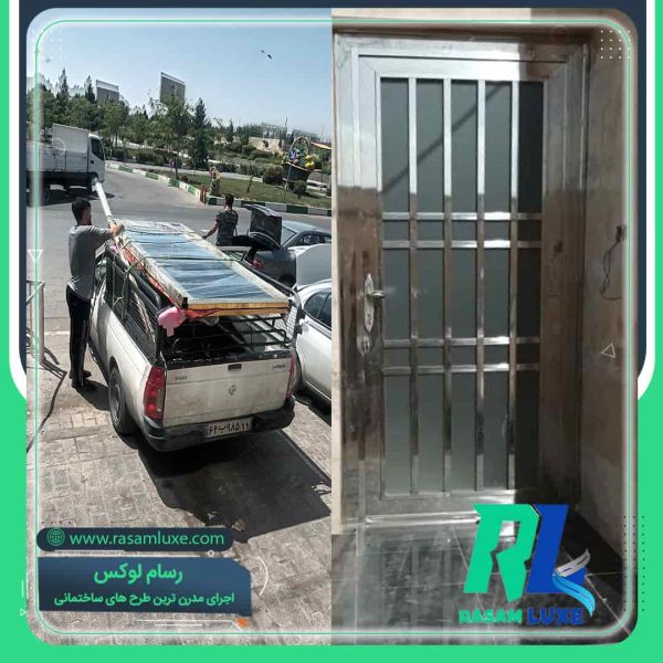 قیمت ساخت درب استیل تک لنگه تهران