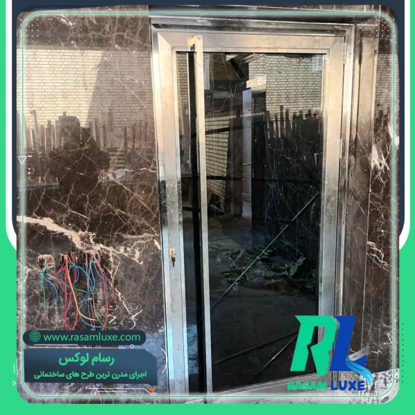 هزینه ساخت درب استیل تک لنگه مازندران