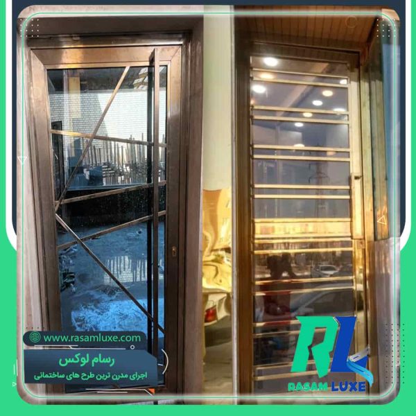 ساخت درب تک لنگه استیل اهواز