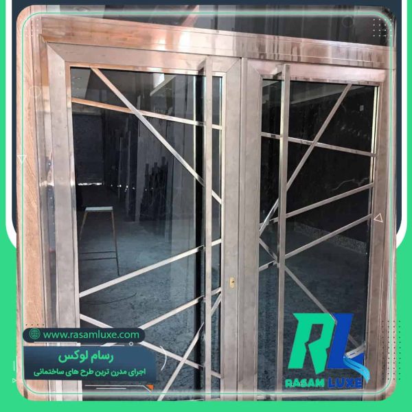 درب ضدسرقت دولنگه استیل