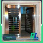 10- پروژه ساخت درب استیل دولنگه ورودی