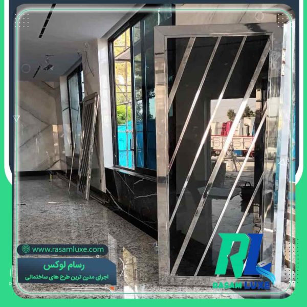 پروژه درب ورودی مجتمع 2 6- پروژه ساخت درب استیل ضد سرقت مجتمع تجاری