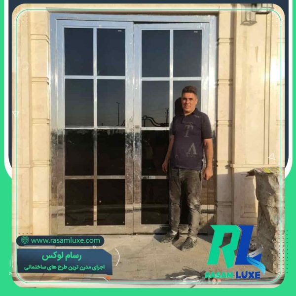 پروژه درب ورودی مجتمع 7 6- پروژه ساخت درب استیل ضد سرقت مجتمع تجاری